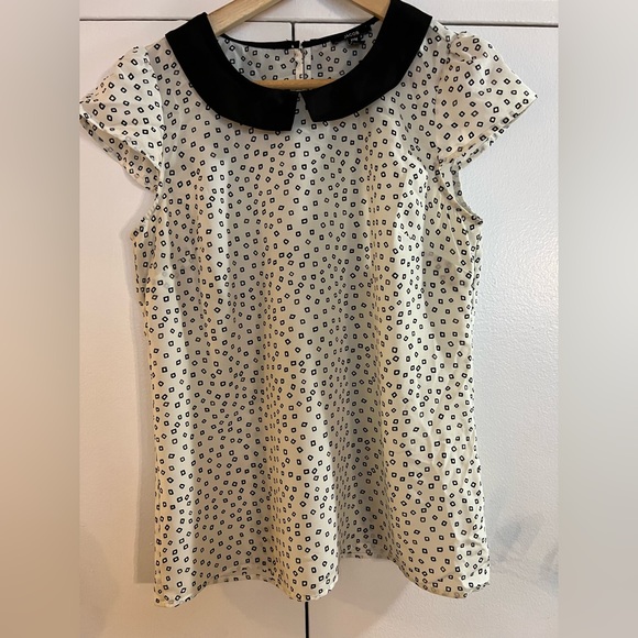 Jacob Blouse - White/Black - Picture 1 of 10